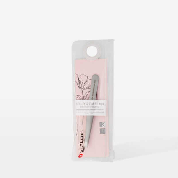 Pęseta do brwi BEAUTY & CARE 10 TYPE 3 (szeroka skośna)